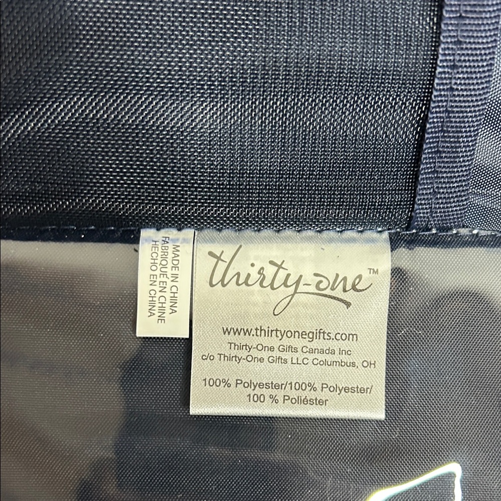 Thirty-One Feather Pattern Organizer in Green, Yellow, and Orange - Picture 7 of 9
